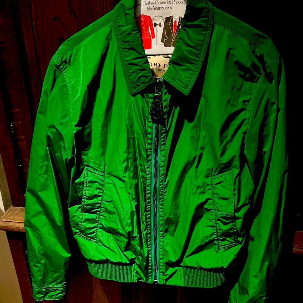 Burberry Green windbreaker